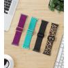 imageNylon Apple Watch Bands Unisex  iWatch 123456789SEUltra 2 Bands for 38mm40mm41mm42mm44mm45mm49mm  1468 Variety MultipackPack A Sapphire Blue  Dark Raspberry  Charcoal Black  Wild Leopard