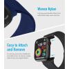 imageNylon Apple Watch Bands Unisex  iWatch 123456789SEUltra 2 Bands for 38mm40mm41mm42mm44mm45mm49mm  1468 Variety MultipackPack B Sapphire Blue  Dark Raspberry  Charcoal Black  Navy Blue