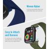 imageNylon Apple Watch Bands Unisex  iWatch 123456789SEUltra 2 Bands for 38mm40mm41mm42mm44mm45mm49mm  1468 Variety MultipackPack D Charcoal Black  Navy Blue  Camo Green  Midnight Grey
