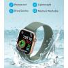 imageNylon Apple Watch Bands Unisex  iWatch 123456789SEUltra 2 Bands for 38mm40mm41mm42mm44mm45mm49mm  1468 Variety MultipackPack E Pink Sand  Pine Needle Green  Black  Leopard