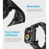 imageNylon Apple Watch Bands Unisex  iWatch 123456789SEUltra 2 Bands for 38mm40mm41mm42mm44mm45mm49mm  1468 Variety MultipackPack I Charcoal Black  Navy Blue  Army Green  Midnight Grey  Green Camo  Grey Camo  Desert Camo  Snakeskin Camo