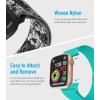 imageNylon Apple Watch Bands Unisex  iWatch 123456789SEUltra 2 Bands for 38mm40mm41mm42mm44mm45mm49mm  1468 Variety MultipackPack J Sapphire Blue  Dark Raspberry  Charcoal Black  Navy Blue  Lightning Blue  Galaxy  Rosa Floral  Chalkboard Meadow