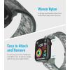 imageNylon Apple Watch Bands Unisex  iWatch 123456789SEUltra 2 Bands for 38mm40mm41mm42mm44mm45mm49mm  1468 Variety MultipackPack K Grey Digital Camouflage