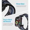 imageNylon Apple Watch Bands Unisex  iWatch 123456789SEUltra 2 Bands for 38mm40mm41mm42mm44mm45mm49mm  1468 Variety MultipackPack L US Flag Blue Line