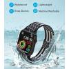imageNylon Apple Watch Bands Unisex  iWatch 123456789SEUltra 2 Bands for 38mm40mm41mm42mm44mm45mm49mm  1468 Variety MultipackPack R US Flag  Black  White