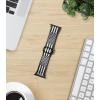 imageNylon Apple Watch Bands Unisex  iWatch 123456789SEUltra 2 Bands for 38mm40mm41mm42mm44mm45mm49mm  1468 Variety MultipackPack R US Flag  Black  White