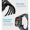 imageNylon Apple Watch Bands Unisex  iWatch 123456789SEUltra 2 Bands for 38mm40mm41mm42mm44mm45mm49mm  1468 Variety MultipackPack R US Flag  Black  White