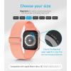 imageNylon Watch Band For Apple Watch 123 Adjustable Strap 4 pack with Case Sapphire Blue Dark Raspberry Charcoal Black Tropical Peach 38mm