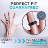 imageThunderFit Mens Air Groove 78mm Wide 18mm Thick Silicone Rings Variety Multipack 17Pack A BlackGrey A  Orange EBlack  BlackDark Blue B  BlackOlive Green