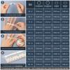 imageThunderFit Mens Air Groove 78mm Wide 18mm Thick Silicone Rings Variety Multipack 17Pack J Grey ABlack  SkyBlue EGrey C