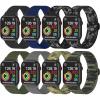 imageNylon Apple Watch Bands Unisex  iWatch 123456789SEUltra 2 Bands for 38mm40mm41mm42mm44mm45mm49mm  1468 Variety MultipackPack I Charcoal Black  Navy Blue  Army Green  Midnight Grey  Green Camo  Grey Camo  Desert Camo  Snakeskin Camo