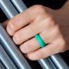 imageThunderFit Silicone Rings Wedding Bands for Women 56mm Wide 2mm Thick  34 Variety MultipackPack B Teal  Pink  Black  White