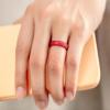 imageThunderFit Silicone Rings for Women Rubber Engagement Wedding Bands Vine Design 55mm Wide 2mm Thick  468 Variety MultipackPack A Metallic Red B  Light Pink D  Black  Teal Glitter  Marble C