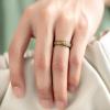 imageThunderFit Silicone Rings for Women Rubber Engagement Wedding Bands Vine Design 55mm Wide 2mm Thick  468 Variety MultipackPack B Rose Gold E  Metallic Teal B  Bronze B  Metallic Red B