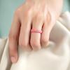 imageThunderFit Silicone Rings for Women Rubber Engagement Wedding Bands Vine Design 55mm Wide 2mm Thick  468 Variety MultipackPack C Black  Marble C  Light Pink G  Light Red H