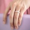 imageThunderFit Silicone Rings for Women Rubber Engagement Wedding Bands Vine Design 55mm Wide 2mm Thick  468 Variety MultipackPack C Black  Marble C  Light Pink G  Light Red H