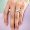 imageThunderFit Silicone Rings for Women Rubber Engagement Wedding Bands Vine Design 55mm Wide 2mm Thick  468 Variety MultipackPack C Black  Marble C  Light Pink G  Light Red H