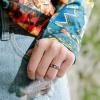 imageThunderFit Silicone Wedding Bands for Women Breathable Printed Design 55mm Wide 18mm ThickAA  Floral Magic