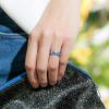 imageThunderFit Silicone Wedding Bands for Women Breathable Printed Design 55mm Wide 18mm ThickFeathers and Arrows