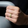 imageThunderFit Silicone Wedding Bands for Women Breathable Printed Design 55mm Wide 18mm ThickGreen Camo