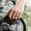 imageThunderFit Silicone Wedding Bands for Women Breathable Printed Design 55mm Wide 18mm ThickSnake Pattern