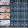 imageThunderFit Silicone Wedding Bands for Women Breathable Printed Design 56mm Wide 18mm Thick  12 Variety MultipackPack E Blue Tie Dye  Galaxy Pattern