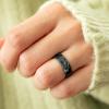 imageThunderFit Silicone Wedding Bands for Women Breathable Printed Design 56mm Wide 18mm Thick  12 Variety MultipackPack N White Marble  Black Marble