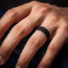 imageThunderFit Silicone Wedding Rings for Men 2 Layers Top Design Bands 85mm Wide 25mm Thick  14812 Variety MultipackPack H Orange EBlack  Light Grey ABlack  Sky Blue EBlack  Grey ABlack