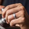 imageThunderFit Unisex Silicone Wedding Rings Rubber Engagement Bands 6mm Wide 165mm Thick  1234567 Variety MultipackPack D Black  Grey  Silver  Dark Silver