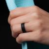 imageThunderFit Unisex Silicone Wedding Rings Rubber Engagement Bands 6mm Wide 165mm Thick  1234567 Variety MultipackPack F Bronze  White  Rose Gold  Women Silver  Light Pink Mix  Marble  Black