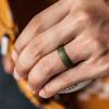 imageThunderFit Unisex Silicone Wedding Rings Rubber Engagement Bands 6mm Wide 165mm Thick  1234567 Variety MultipackPack H Dark Blue  Dark Green  Dark Grey  Black