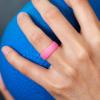 imageThunderFit Unisex Silicone Wedding Rings Rubber Engagement Bands 6mm Wide 165mm Thick  1234567 Variety MultipackPack Q Black  Pink  White  Purple  Blue  Yellow Green  Teal