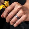 imageThunderFit Unisex Silicone Wedding Rings Rubber Engagement Bands 6mm Wide 165mm Thick  1234567 Variety MultipackPack R Bright Silver