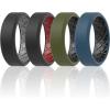 Pack H: Dark Red-Black  Black-Olive Green  Grey-Black  Black-Dark Blue