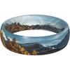 imageThunderFit Silicone Wedding Bands for Women Breathable Printed Design 56mm Wide 18mm Thick  12 Variety MultipackPack A Alps