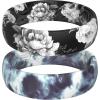 Pack D: Blue Tie Dye  Black Rose