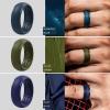 imageThunderFit Silicone Rings for Men Breathable Edition Step Edge Rubber Engagement Bands 84mm Wide 22mm Thick  147 Variety MultipackPack K Charcoal Black  Iron Grey  Smokey Grey  Pure White  Midnight Blue  Olive Green  Navy Blue