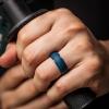 imageThunderFit Silicone Rings for Men Breathable Edition Step Edge Rubber Engagement Bands 84mm Wide 22mm Thick  147 Variety MultipackPack L Dark Blue