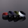 imageThunderFit Silicone Wedding Rings for Men 2 Layers Round Rubber Engagement Bands 87mm Wide 2mm Thick  14710 Variety MultipackPack G BlackDarkRed  BlackDarkNavy  BlackOliveGreen  GreyBlack