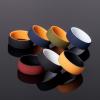 imageThunderFit Silicone Wedding Rings for Men 2 Layers Round Rubber Engagement Bands 87mm Wide 2mm Thick  14710 Variety MultipackPack K BlackWhite  DarkBlueOrange  DarkRedBlack  BlackOrange  DarkBlueWhite  OliveOrange  BlackOrange
