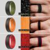 imageThunderFit Silicone Wedding Rings for Men Breathable Step Edge 2 Layers 10mm Wide 23mm Thick  147 Variety MultipackPack E Charcoal BlackConcrete Grey  Concrete GreyCharcoal Black  Charcoal BlackChili Red  Charcoal BlackOlive Green  Charcoal BlackSunset Orange  Charcoal BlackOcean Blue  Charcoal BlackMidnight Blue