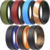 Pack F: Charcoal Black-Sunset Orange  Ocean Blue-Charcoal Black  Olive Green-Charcoal Black  Charcoal Black-Metallic Bronze  Sky Blue-Charcoal Black  Orange Camo-Charcoal Black  Maroon Red-Charcoal Black
