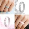 imageThunderFit Silicone Wedding Rings for Women Leaf Design Rubber Engagement Bands 52mm Wide 2mm Thick  147 Variety MultipackPack J Rose Gold  White  Bronze  White Marble  Silver  Pink Marble  Peach