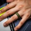 imageThunderFit Silicone Rings for Men Flat Top Angled Edge Rubber Wedding Bands 98mm Wide 2mm Thick  147 Variety MultipackPack M Grey A  Grey B  Dark Blue B  White  Black  Dark Teal  Olive Green