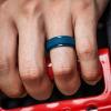 imageThunderFit Silicone Rings for Men Stepped Edge Rubber Wedding Bands  14 Variety MultipackPack B Black  Dark Grey  Dark Blue  Dark Green