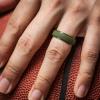 imageThunderFit Silicone Rings for Men Stepped Edge Rubber Wedding Bands  14 Variety MultipackPack B Black  Dark Grey  Dark Blue  Dark Green