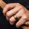 imageThunderFit Silicone Wedding Ring for Men Rubber Wedding Band 87mm Wide 25mm ThickBronze