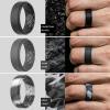 imageThunderFit Silicone Wedding Rings for Men Airflow Criss Cross Pattern 8mm Wide 2mm Thick  147 Variety MultipackPack H Grey  GunMetal  Brass  Black  Grey  Grey Camo  Silver