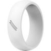 imageThunderFit Silicone Wedding Ring for Men Rubber Wedding Band 87mm Wide 25mm ThickWhite