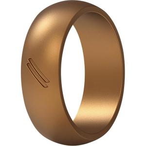 imageThunderFit Silicone Wedding Ring for Men Rubber Wedding Band 87mm Wide 25mm ThickBronze
